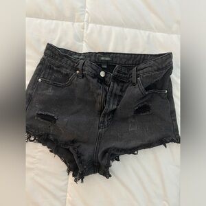Black Jean shorts / Wild Fable size 6
